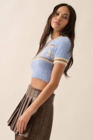 Alpine Fuzzy Knit Sweater (Final Sale)