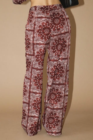 Bordeaux Satin Button Shirt (December Pre-Order)