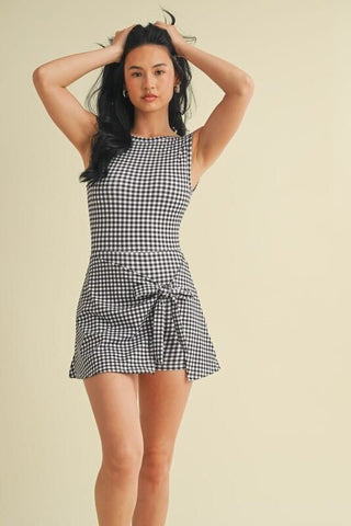 Pickleball (Black Gingham)