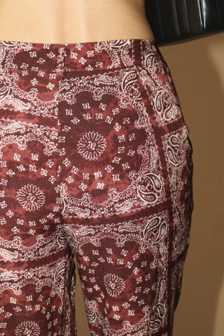 Bordeaux Satin Button Shirt (December Pre-Order)