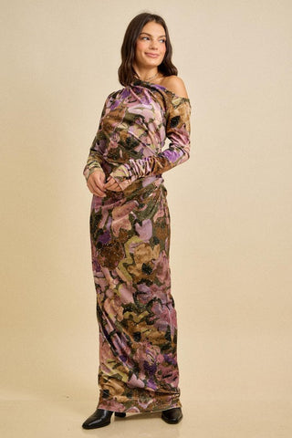 Desert Bloom Glitter Maxi