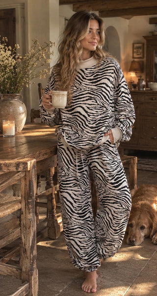Zebra Sweatpants