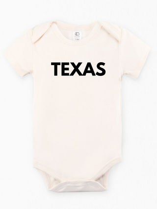 "TEXAS'" Organic Baby Onesie