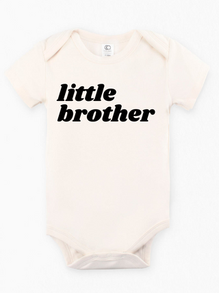 "Little Brother'" Organic Baby Onesie