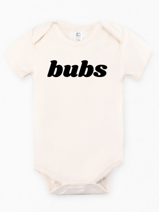 "Bubs" Organic Baby Onesie