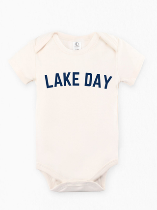 "LAKE DAY" Organic Baby Onesie