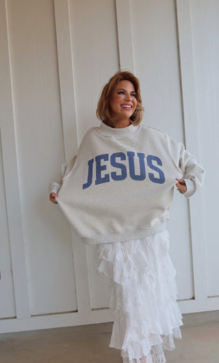 Jesus / God Is Good Reversible Pullover