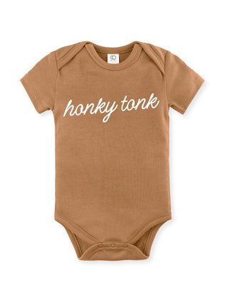 "HONKY TONK" Organic Baby Onesie
